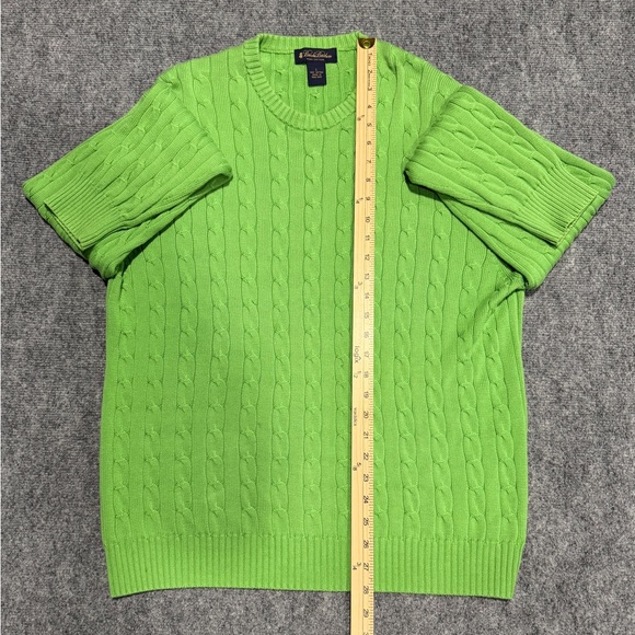 Brooks Brothers Cable Knit Sweater, Size L - Picture 3 of 5
